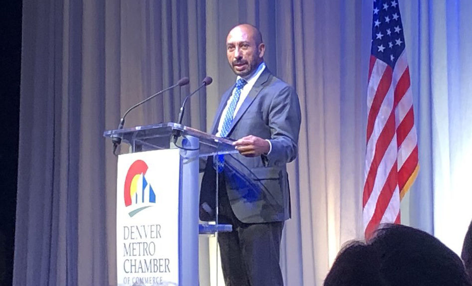 Attorney Damian J. Arguello was presented with the Monte Pascoe Civic Leadership Award